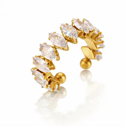 Ivy 18K Gold Diamond Ring - CLAYCALI