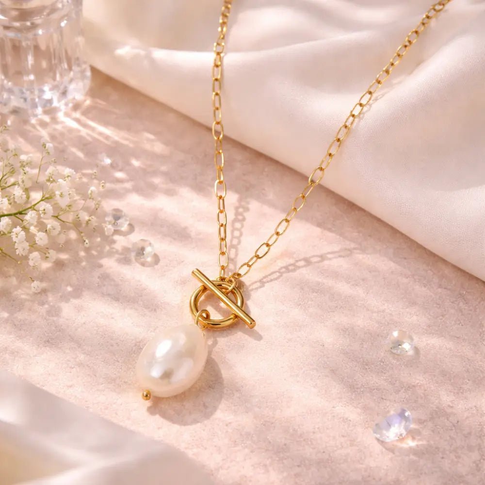 Elowen Freshwater Pearl Necklace - CLAYCALI