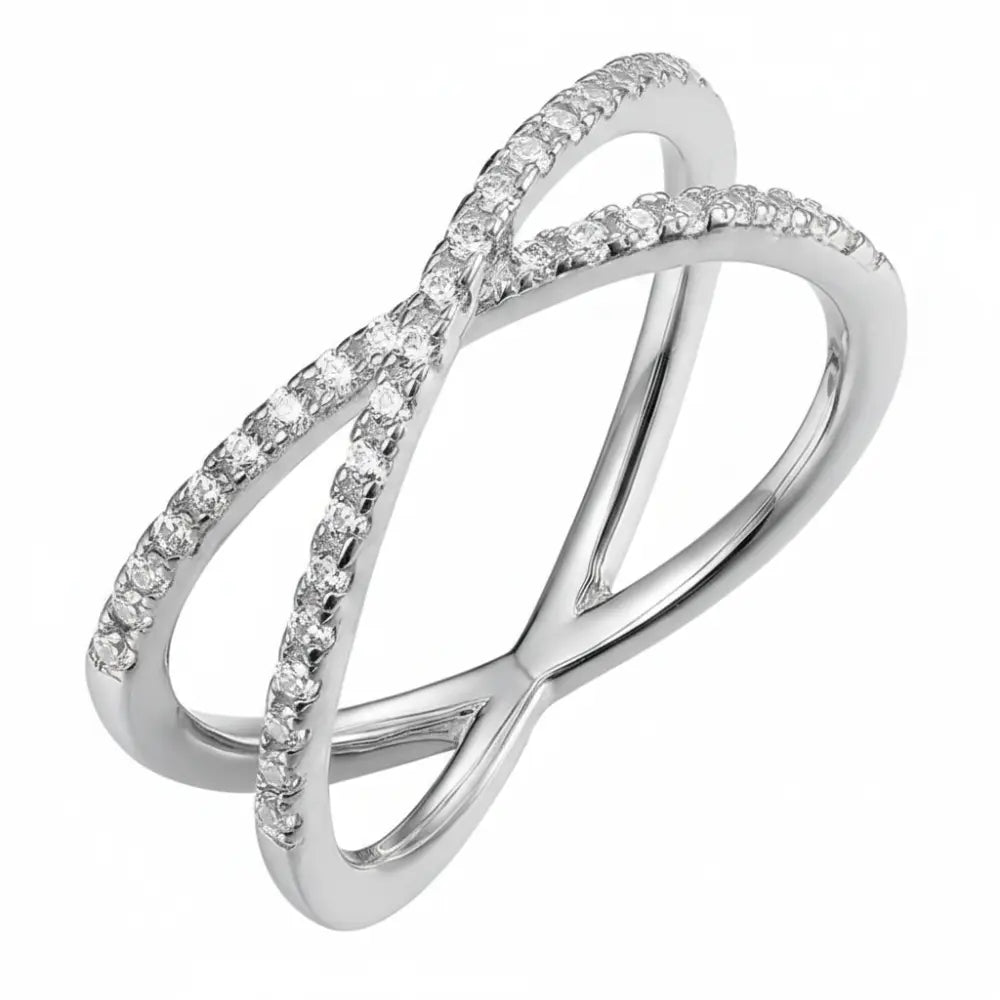 Eden Gold Diamond Cross Ring - CLAYCALI
