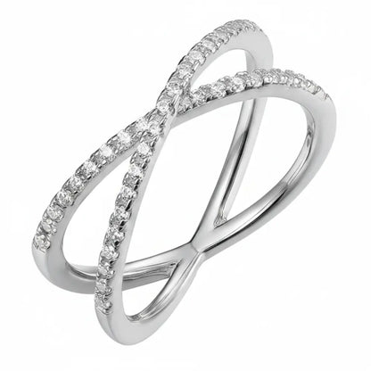 Eden Gold Diamond Cross Ring - CLAYCALI