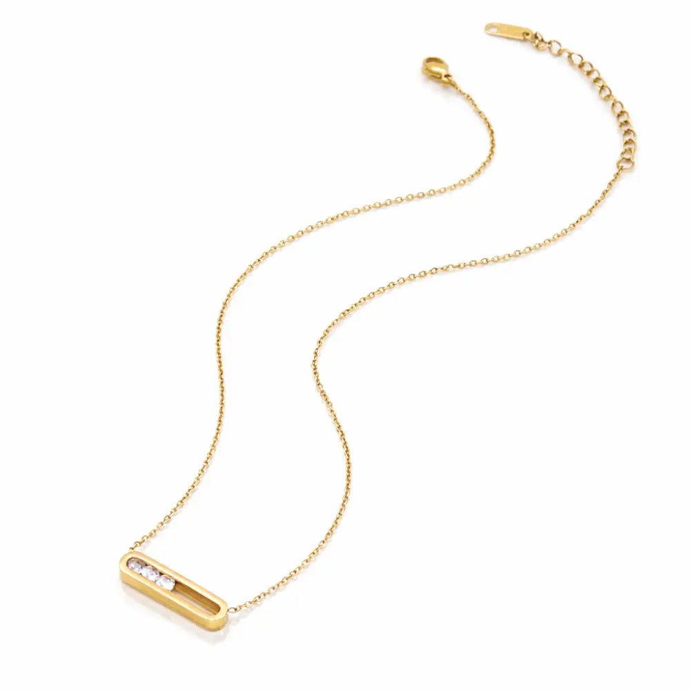 Nexa Sculpted Gold Pendant - CLAYCALI