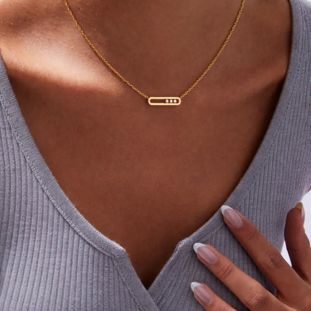 Nexa Sculpted Gold Pendant - CLAYCALI