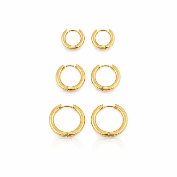Classic Round Hoop Trio