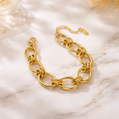 Kaia Gold Bracelet - CLAYCALI