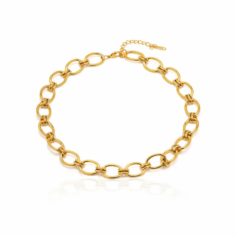 Kaia Gold Necklace - CLAYCALI