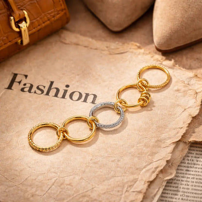 Hailey Stacked Diamond Ring - CLAYCALI
