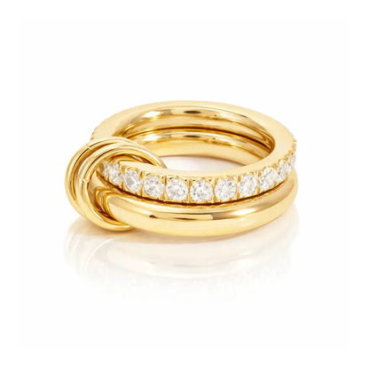 Madison Stacked Diamond Ring - CLAYCALI