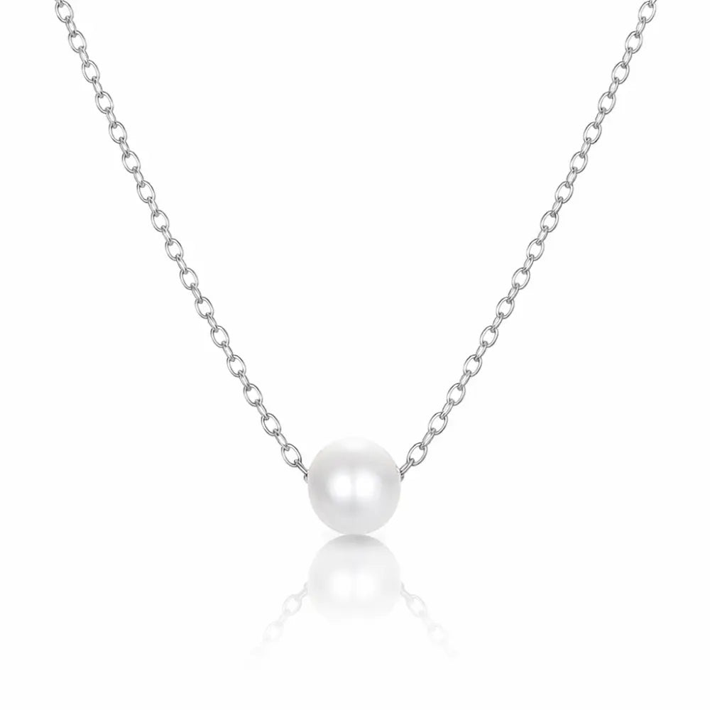 Skylar Freshwater Pearl Necklace - CLAYCALI