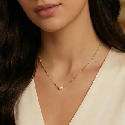 Skylar Freshwater Pearl Necklace - CLAYCALI