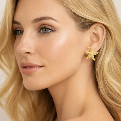Malibu Starfish Earrings - CLAYCALI