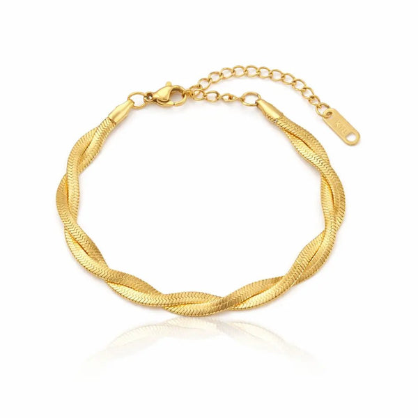 Nyra Twisted Chain Bracelet