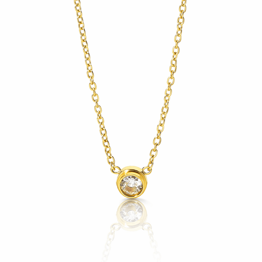 Riley Gold Necklace - CLAYCALI