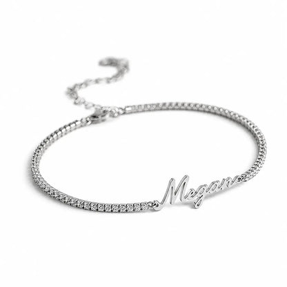 Lumina Signature Name Tennis Bracelet - CLAYCALI