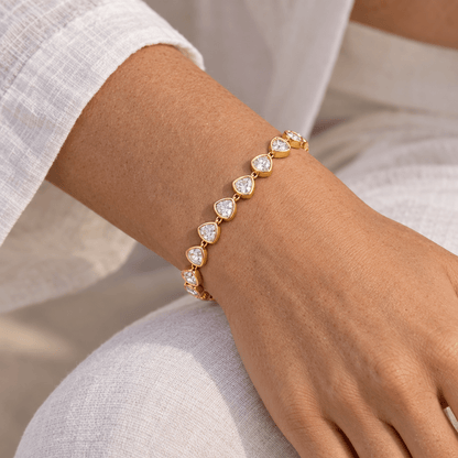 Amelie Trillion Tennis Bracelet — close-up