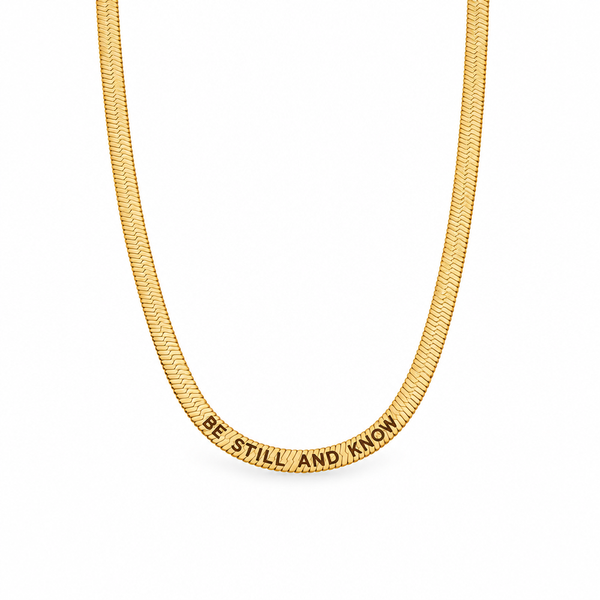 Wren Devotion Herringbone Necklace