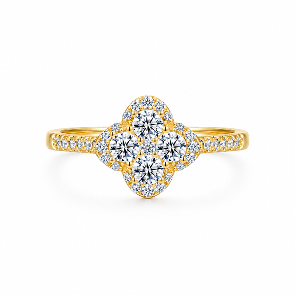 Clara Clover Diamond Ring