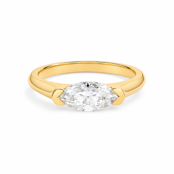 Delphine Marquise Diamond Ring