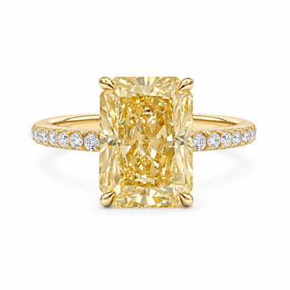 Rosalie Radiant Diamond Ring — white background