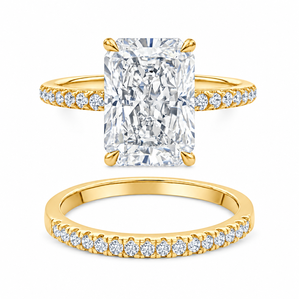 Rosalie Radiant Bridal Set — white background