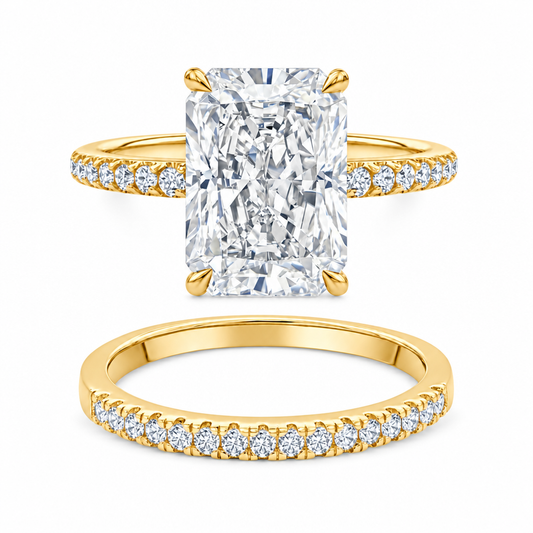Rosalie Radiant Bridal Set — white background
