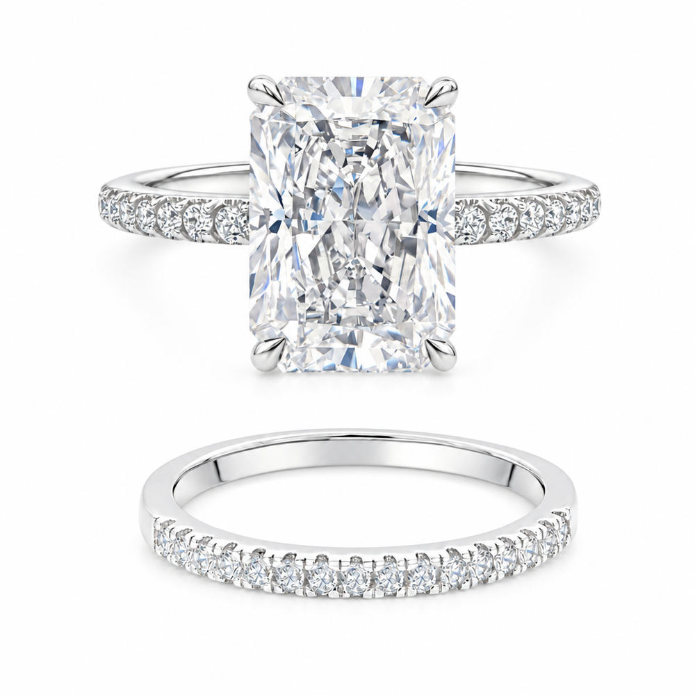 Rosalie Radiant Bridal Set — white background