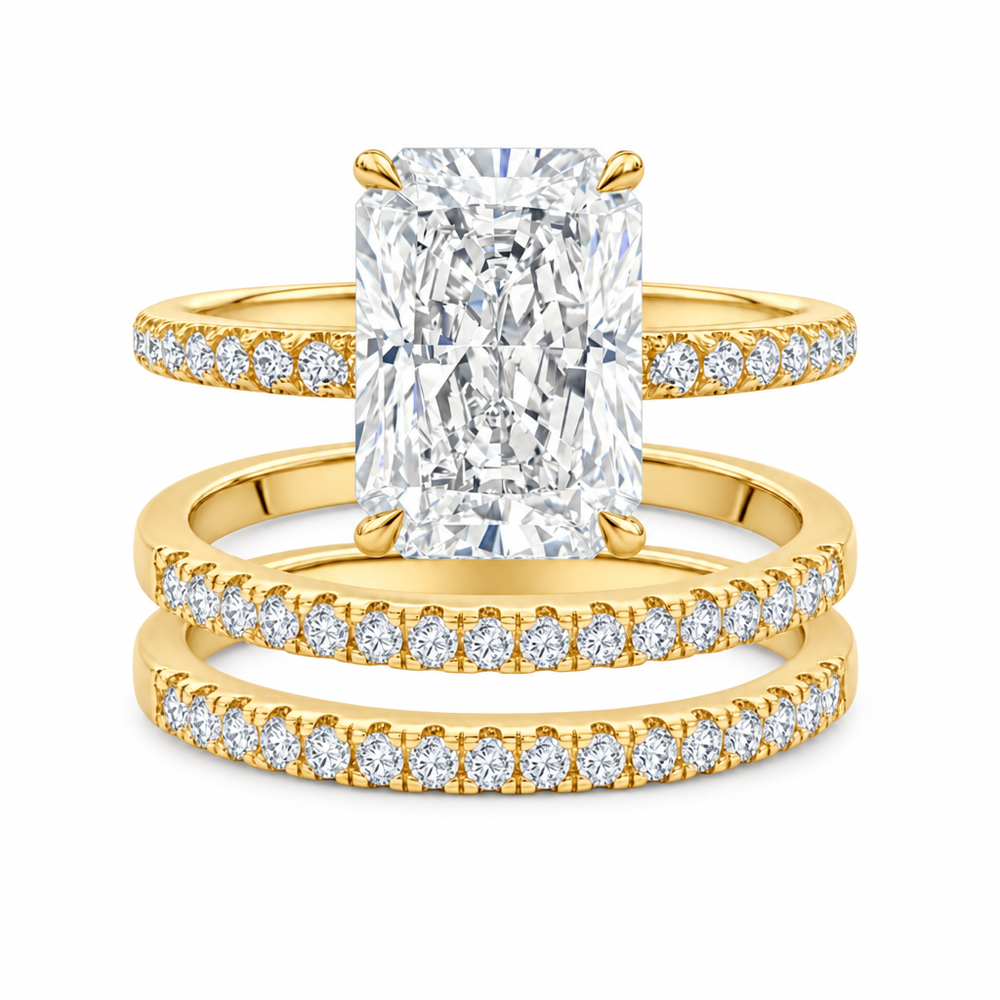 Rosalie Radiant Bridal Set — white background