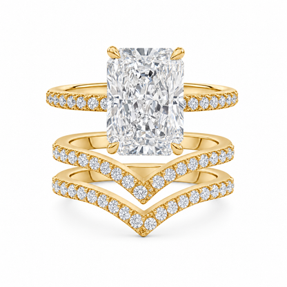 Rosalie Radiant Bridal Set — white background