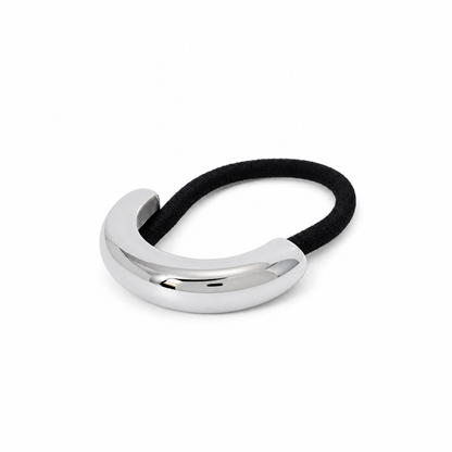 Hair accessory 43 — white background silver