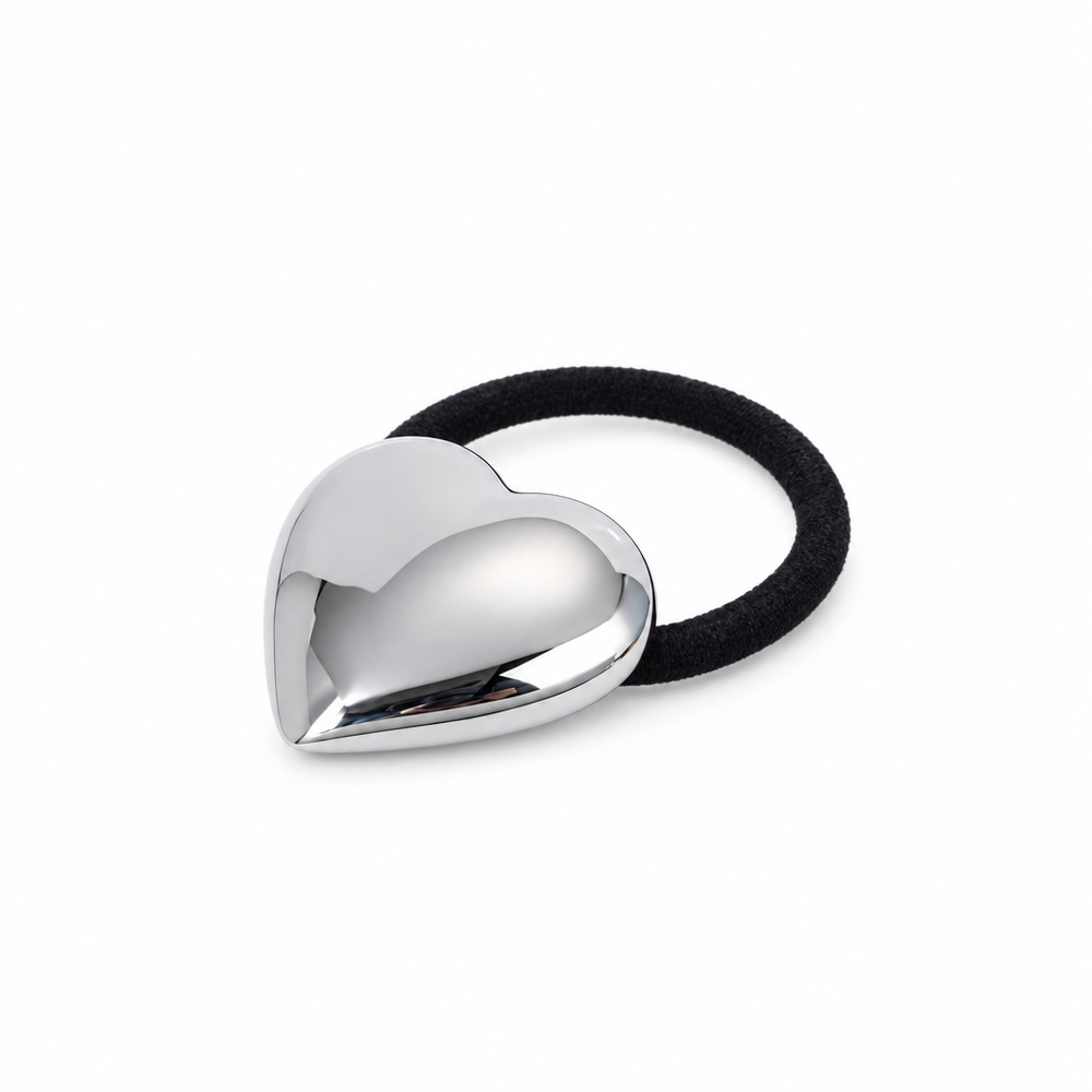 Hair accessory 52 — white background silver