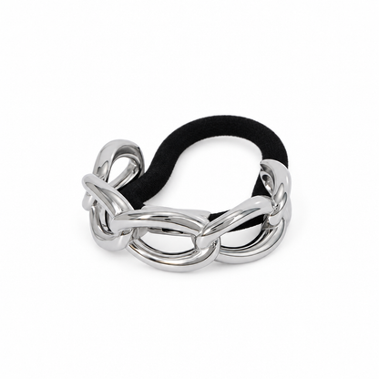 Hair accessory 58 — white background silver
