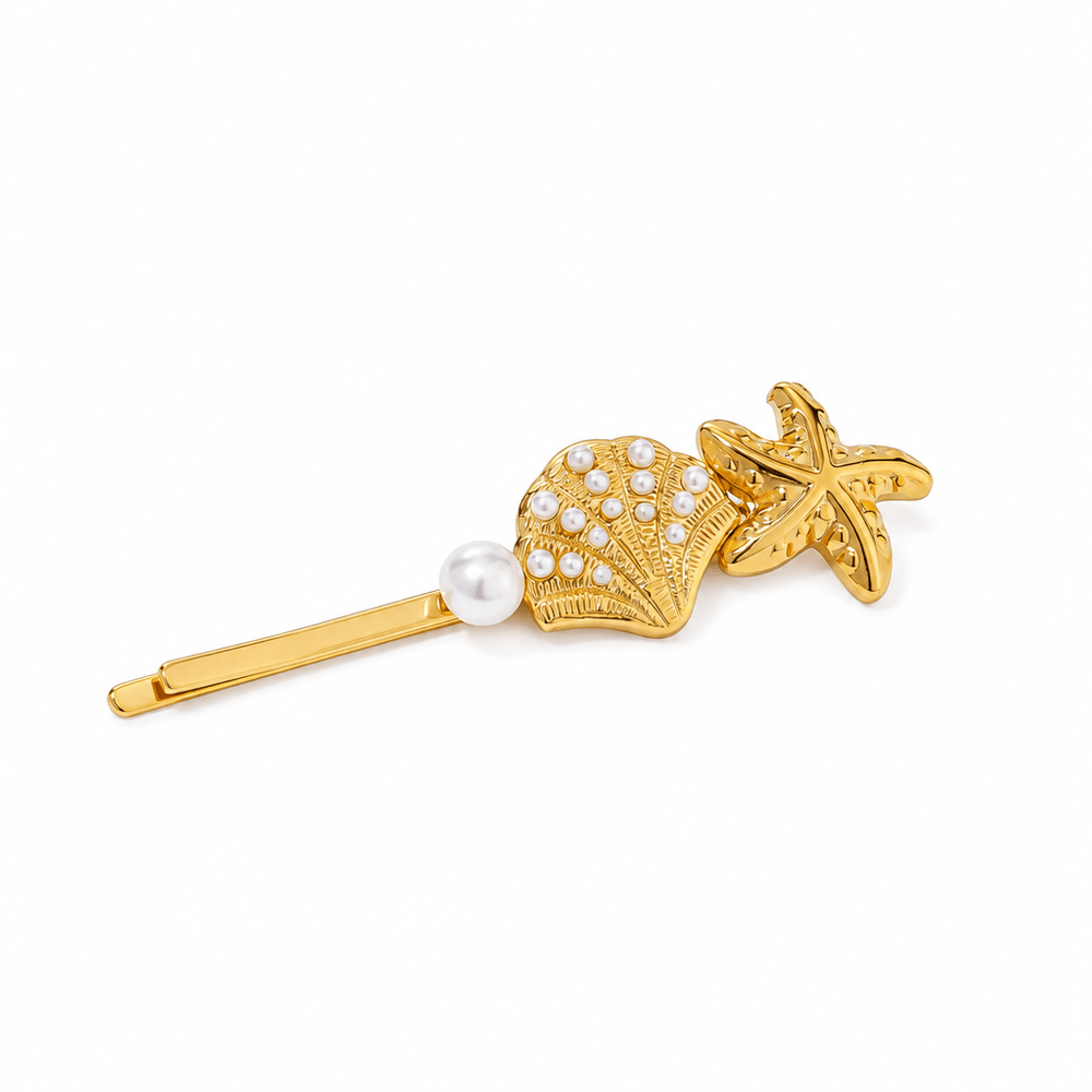 Veda Pearl Shell French Pin - CLAYCALI