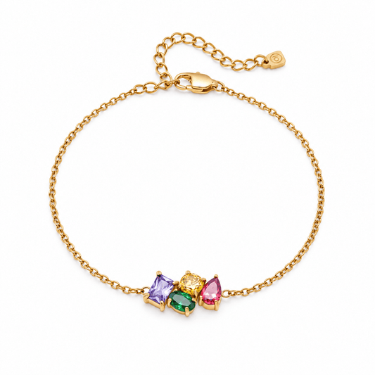 Brooke Custom Legacy Birthstone Bracelet - CLAYCALI
