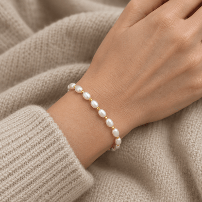Gemma Pearl Bracelet - CLAYCALI