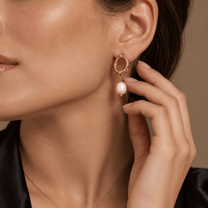Isla Pearl Earrings - CLAYCALI