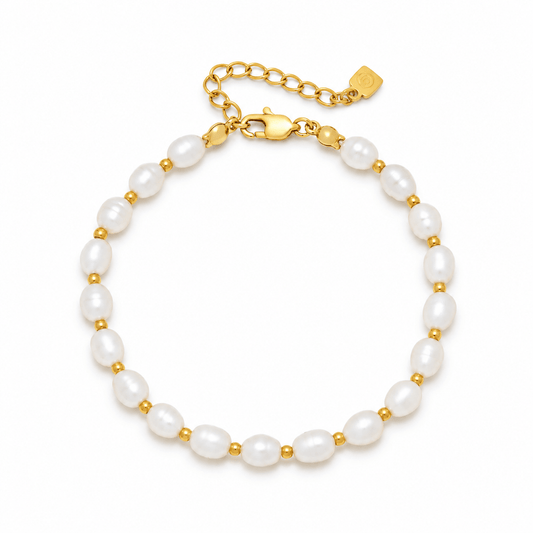 Gemma Pearl Bracelet - CLAYCALI