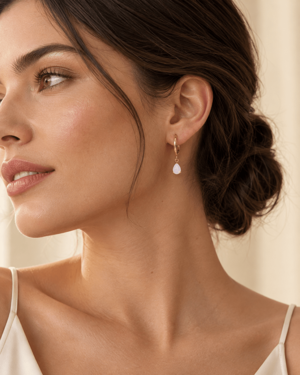 Opal Drop Earrings - CLAYCALI