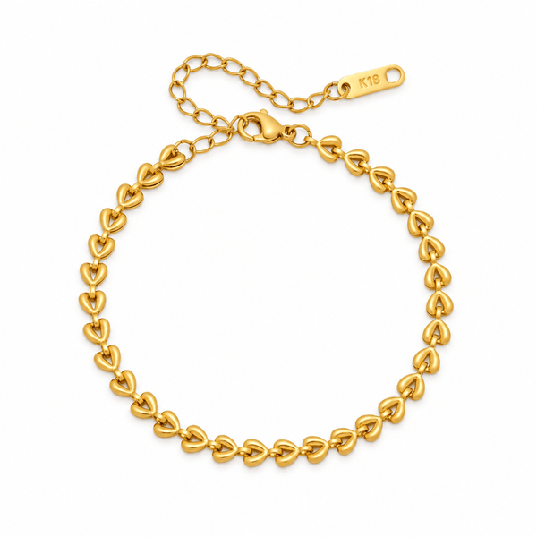 Callie Chain Of Hearts Bracelet