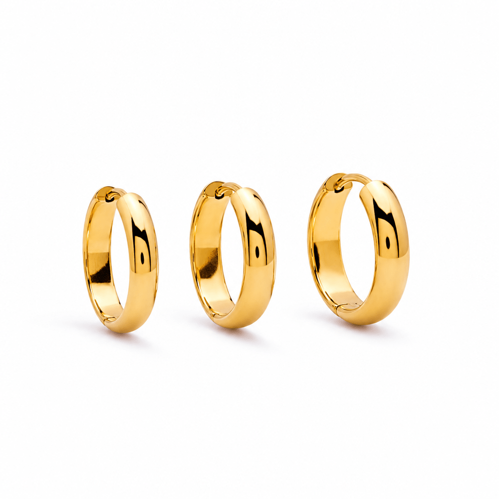 Kendall Bold Dome Hoops - CLAYCALI
