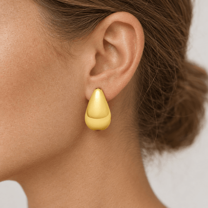 Yara Chunky Teardrop Earrings - CLAYCALI