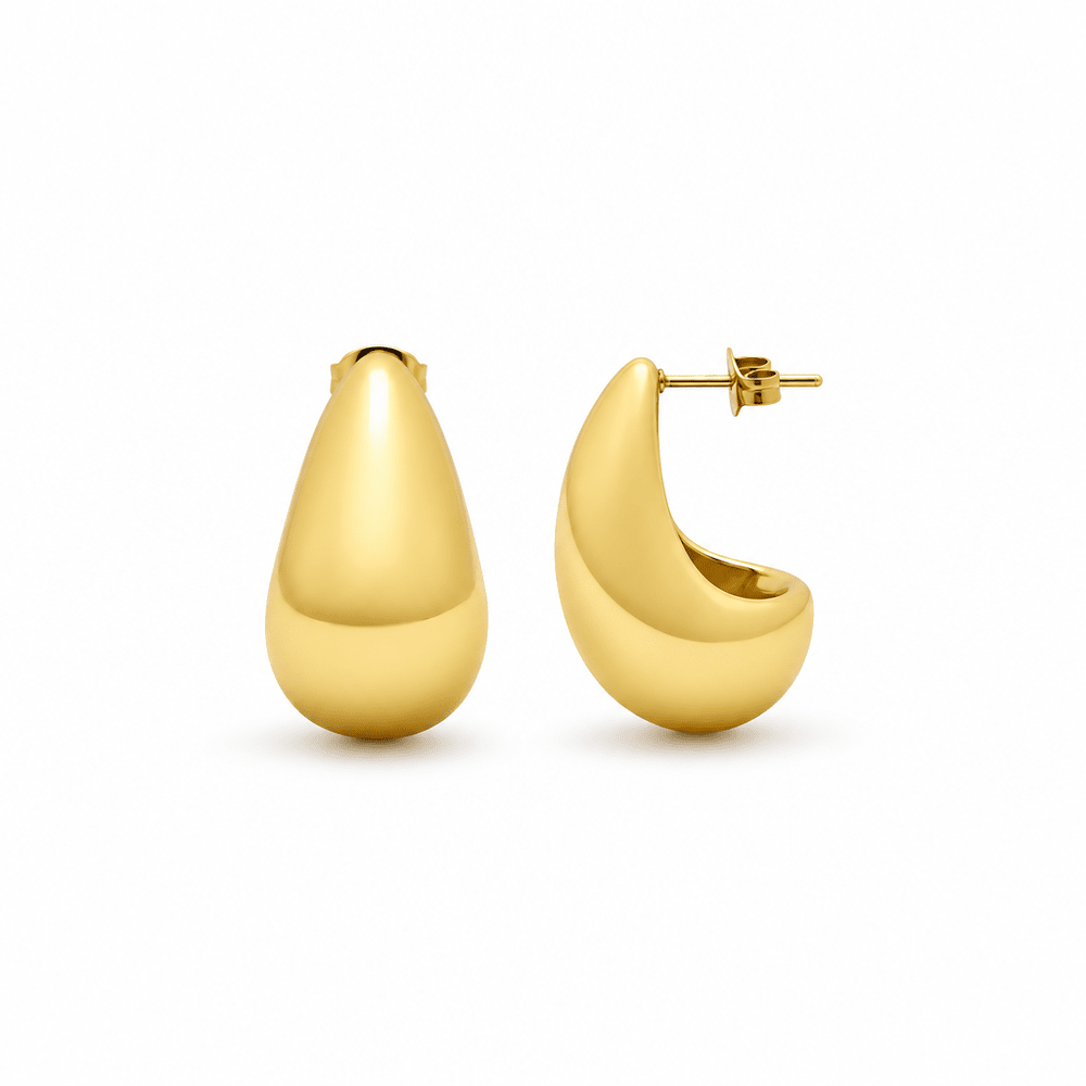 Yara Chunky Teardrop Earrings - CLAYCALI