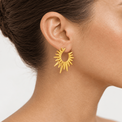 Lola Sunburst Earrings - CLAYCALI