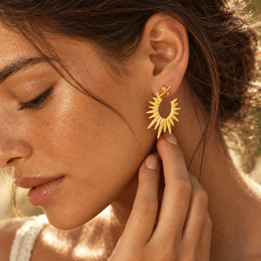 Lola Sunburst Earrings - CLAYCALI