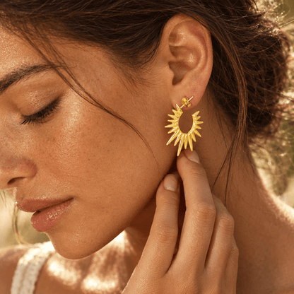 Lola Sunburst Earrings - CLAYCALI