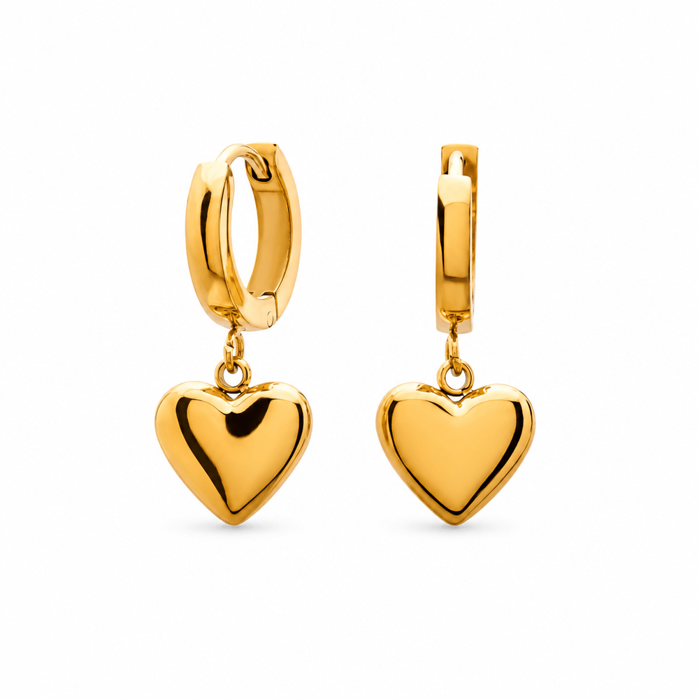 Millie Puffy Heart Drop Huggies - CLAYCALI