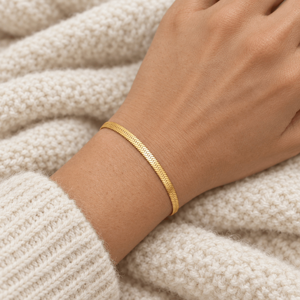 Tori Snake Chain Bracelet - CLAYCALI