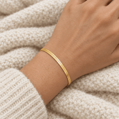 Tori Snake Chain Bracelet - CLAYCALI