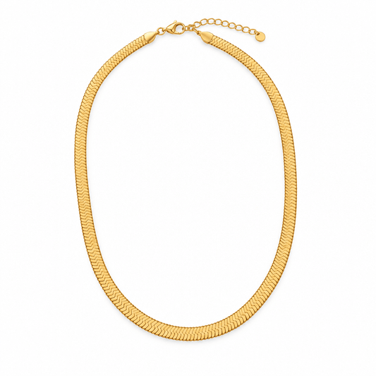 Lucy Snake Chain Necklace - CLAYCALI