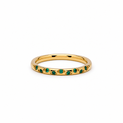 Nina Celestial Birthstone Ring - CLAYCALI