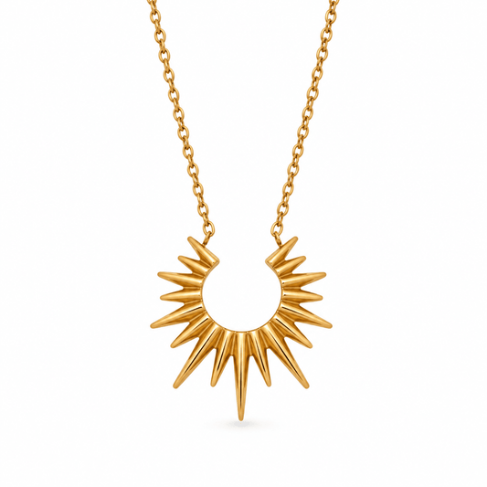 Fiona Sunburst Necklace - CLAYCALI