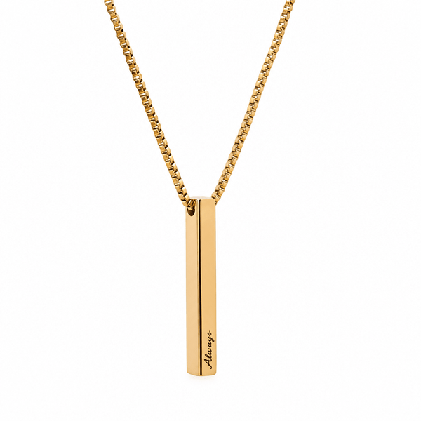 Rosie Love Note Pillar Necklace